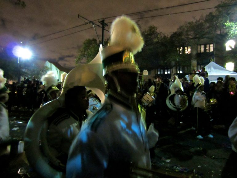 Road Trip USA: People in costumes at Bacchus Parade, New Orleans