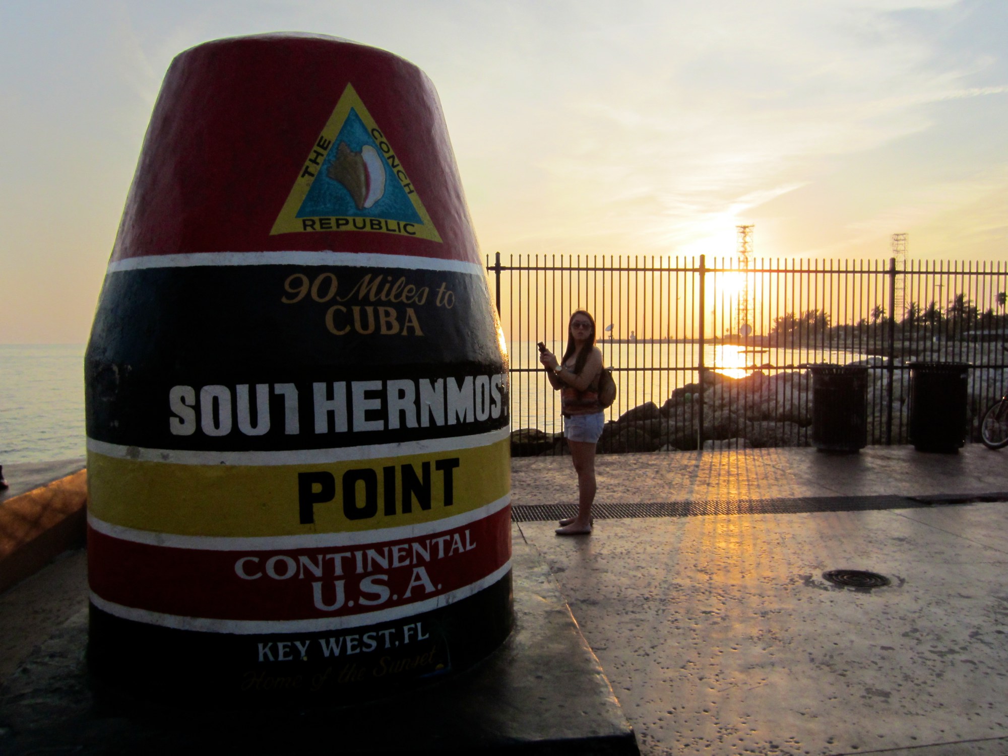 Road Trip USA: Monument at southernmost point in the USA