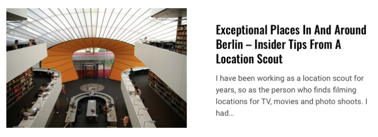 exceptional places in Berlin