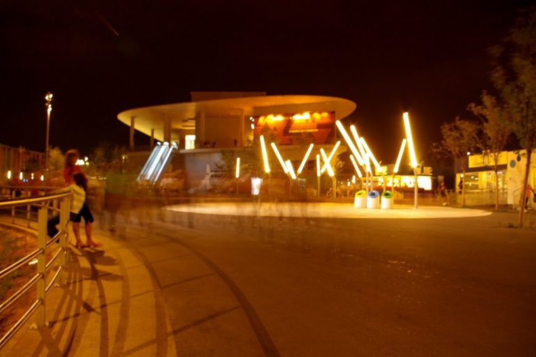 Nacht bei der Expo 2008