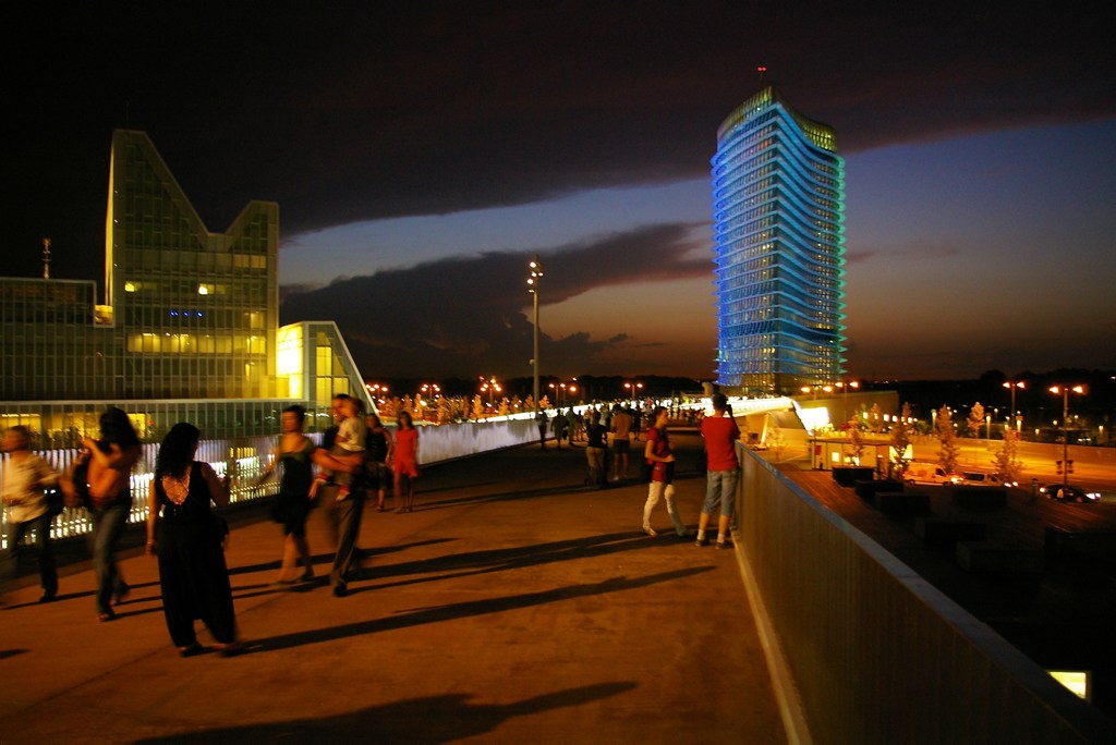 Expo Zaragoza: Sunset above Expo