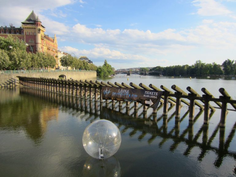 South east Europe: River and castle in Prague