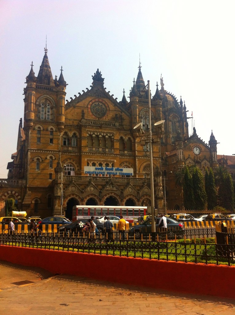 Jogging in Mumbai: Das Gebäude der Mumbai CST