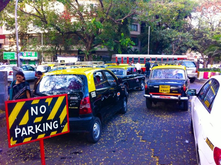 Jogging in Mumbai: Strassenszene