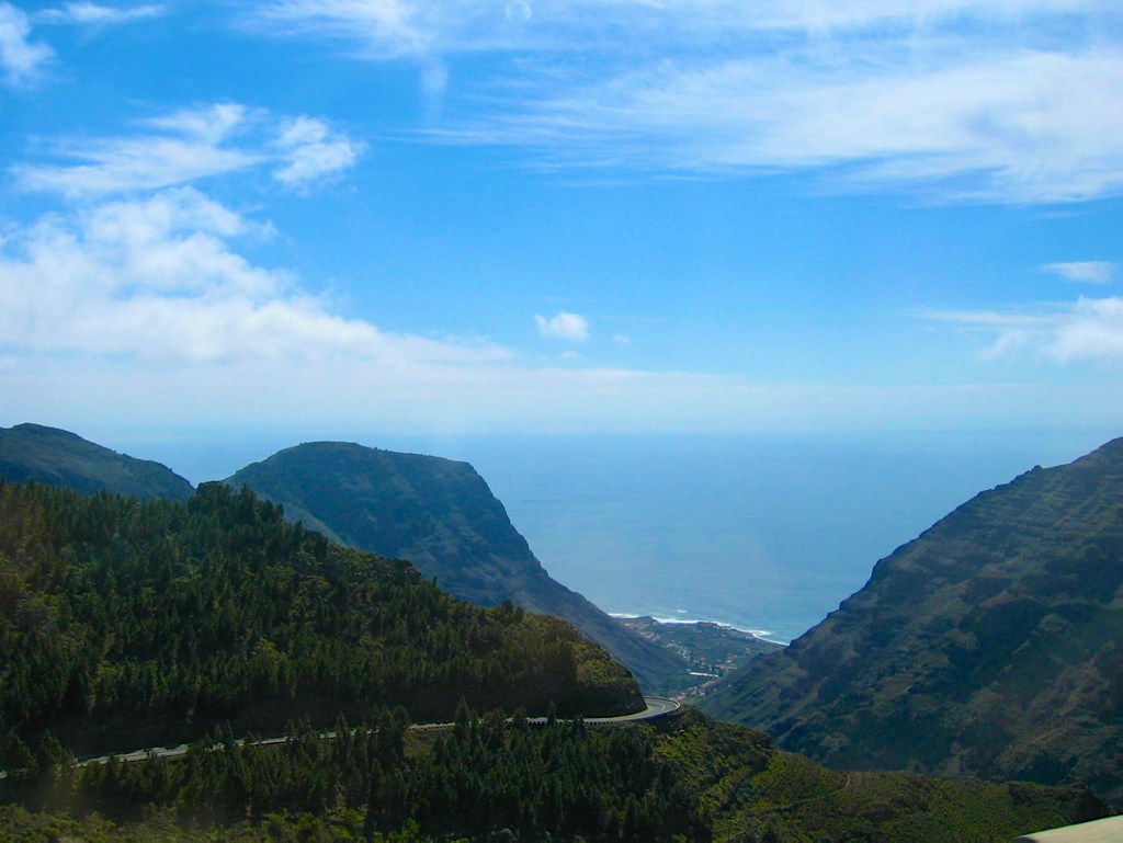 Valle Gran Rey from above
