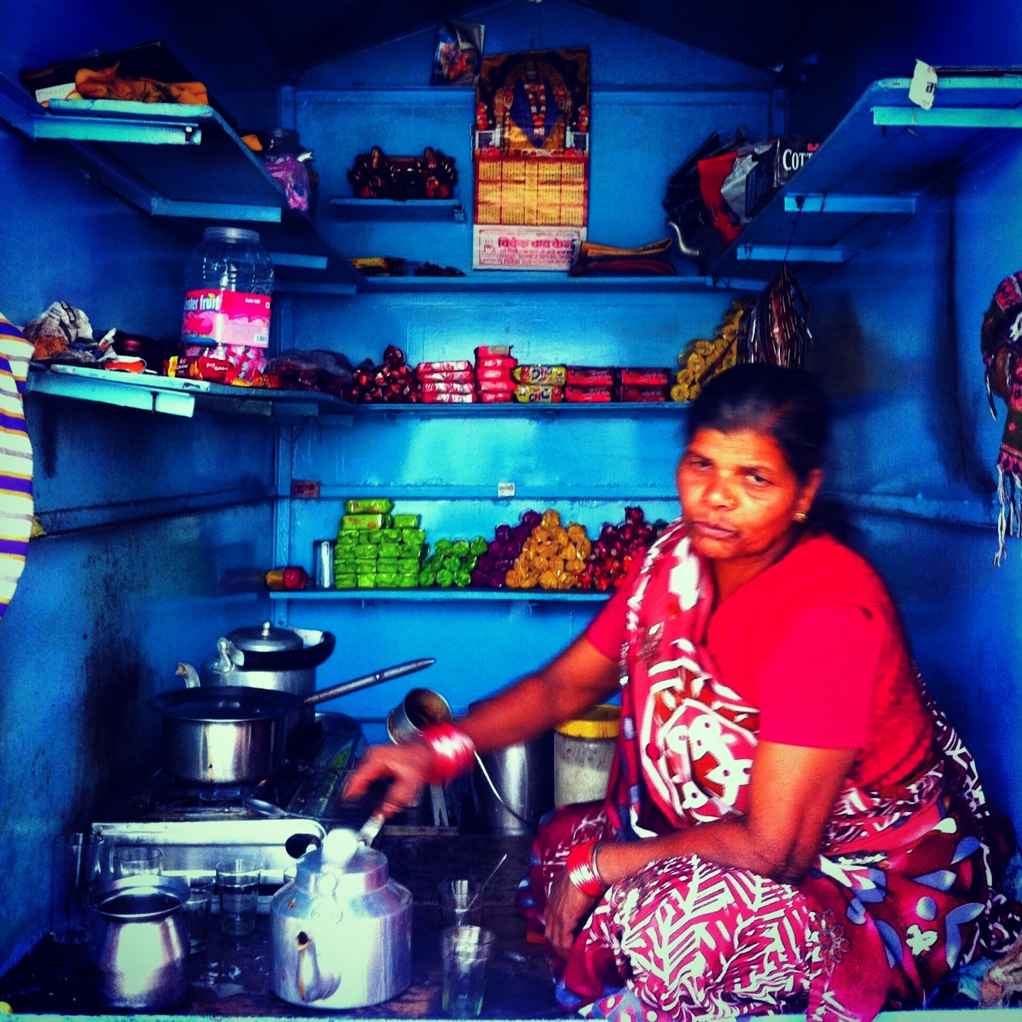 A tiny chai shop