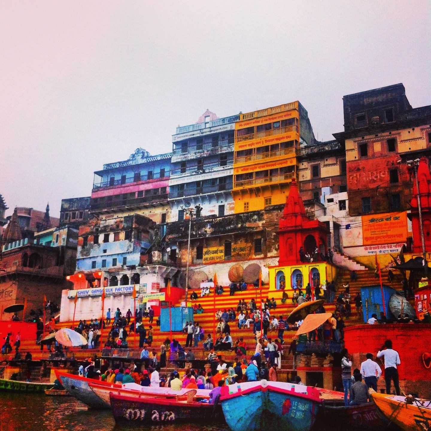 Varanasi - colorful, but not al good