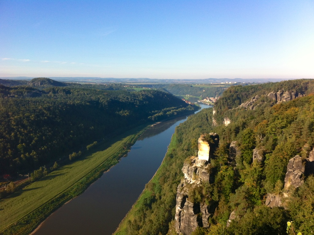 Blick auf die Elbe