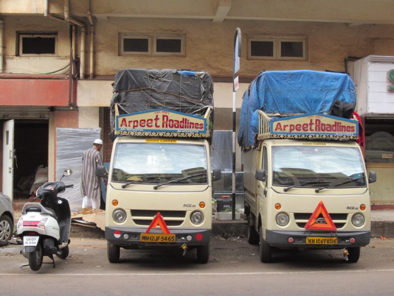 Transport-LKW in Indien