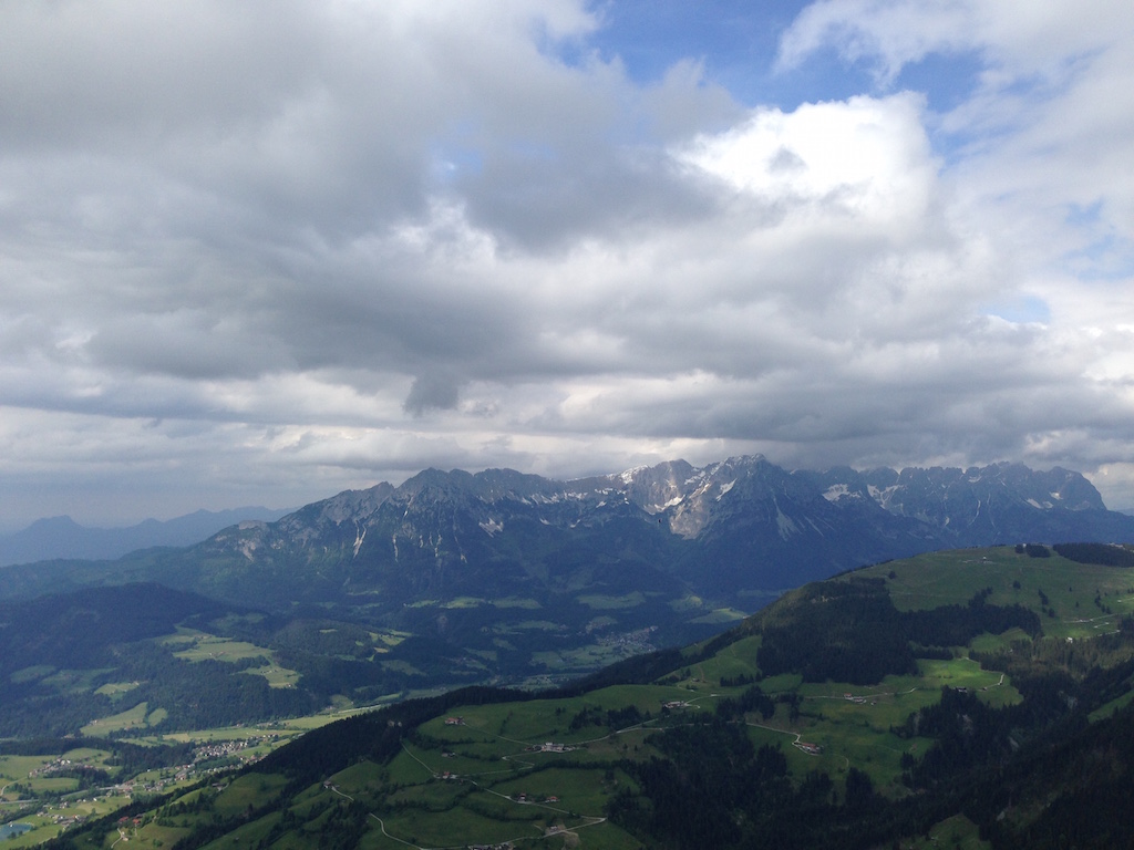 Wilder Kaiser von der Hohen Salve