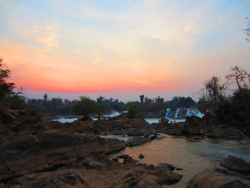 Road Trip Südostasien: Wasserfall, 4000 Islands, Laos