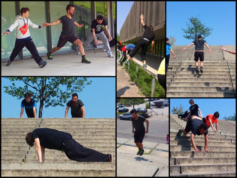 Berlin außergewöhnlich: Parkour-Training