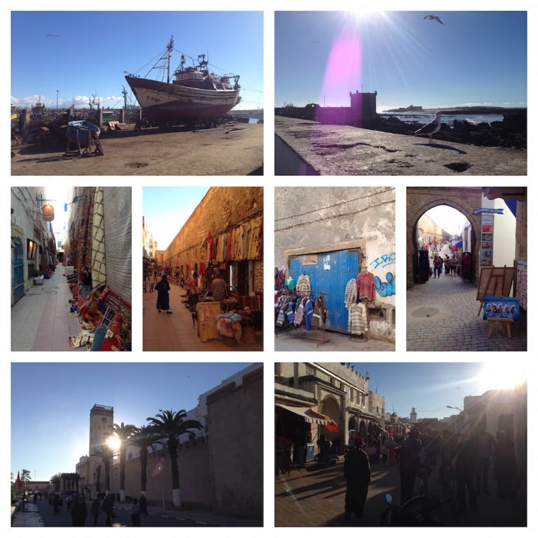 Hafen und Gassen in Essaouira