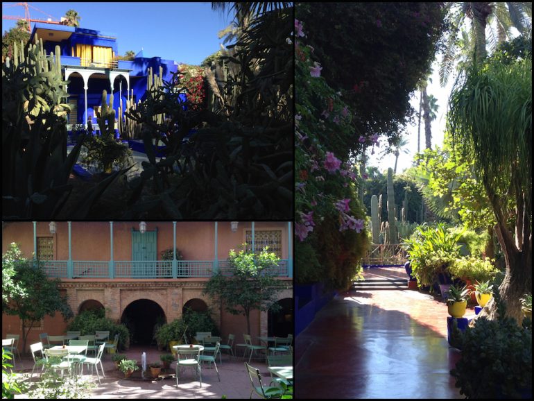 Die Gebäude des Jardin Majorelle zählen zu den Marokko Sehenswürdigkeiten