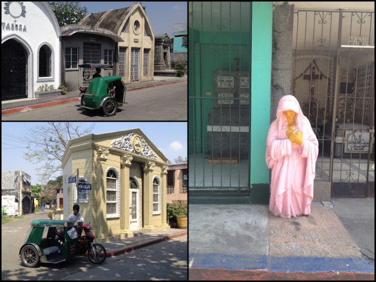 Schönste Friedhöfe: Gruften und Fahrzeuge auf dem Manila Nordfriedhof