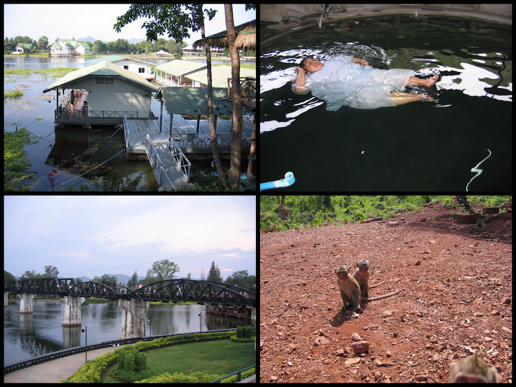 Schräges, kleines Kanchanaburi