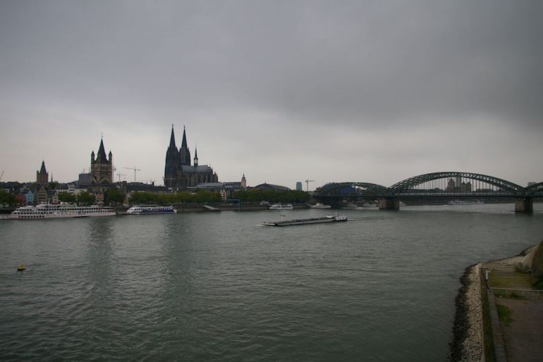 Brücke und Dom in Köln