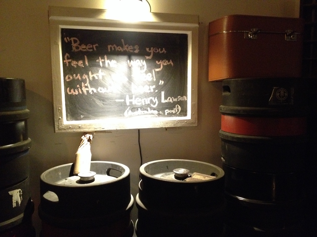 "Beer makes you feel the way you ought to feel without beer." Wäh?!