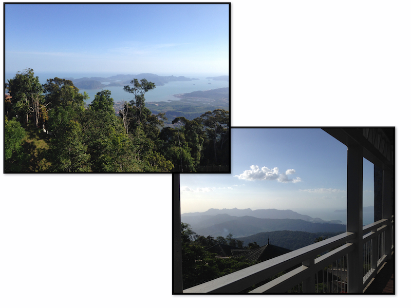 Ausblick vom Gunung Raya