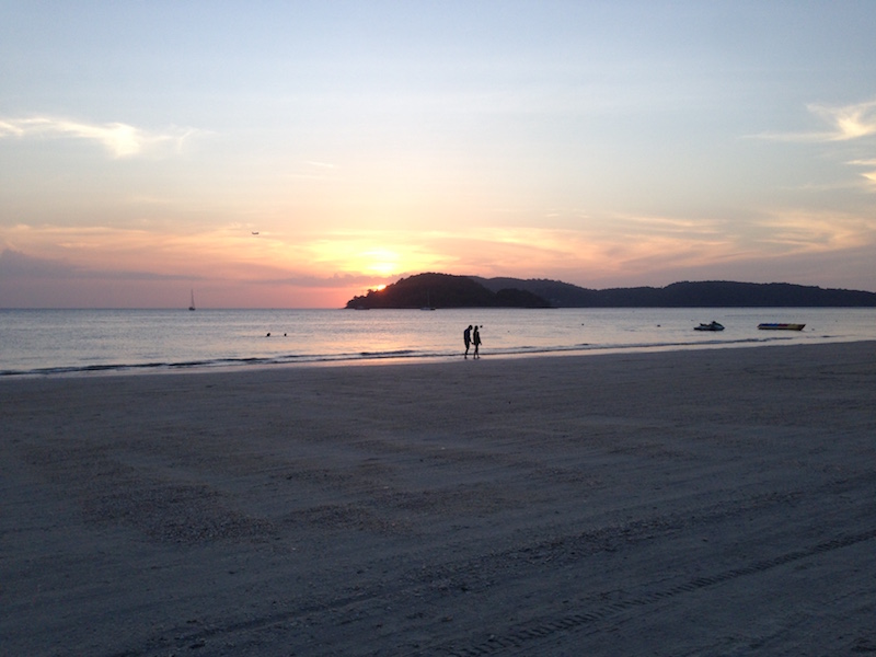 Sonnenuntergang in Cenang