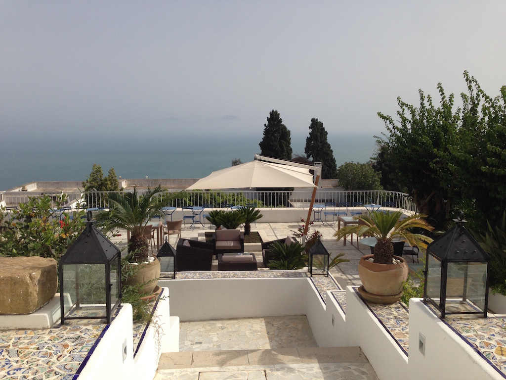 Der Ausblick vom Hotel 5 Etoiles