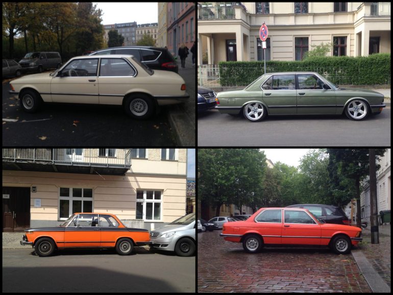 Oldtimer Berlin: BMW in unterschiedlichen Farben