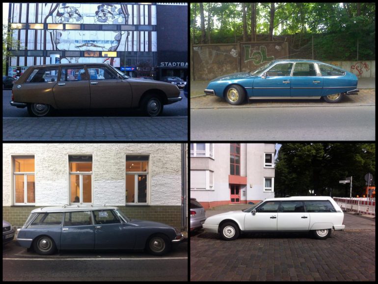 Oldtimer Berlin: Citroën CX in verschiedenen Farben