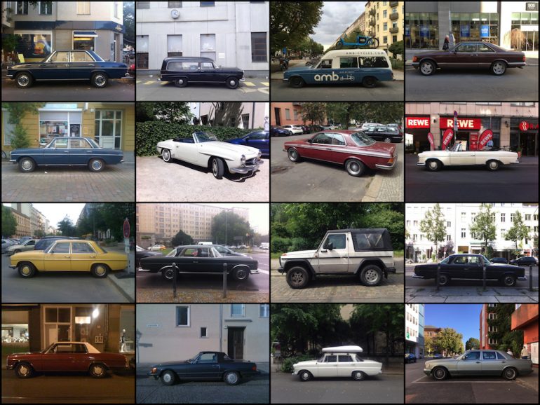 Oldtimer Berlin: Mercedes-Fahrzeuge in vielen Formen und Faben