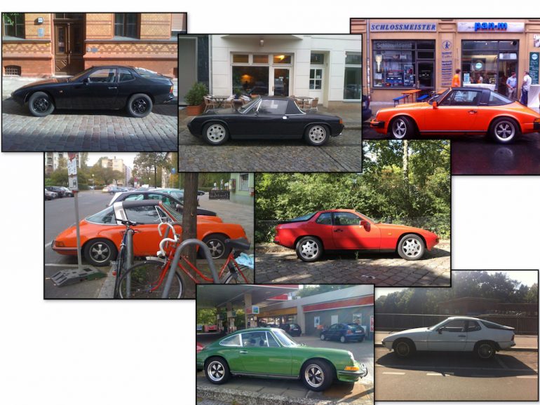 Oldtimer Berlin: Porsche in unterschiedlichen Formen und Farben