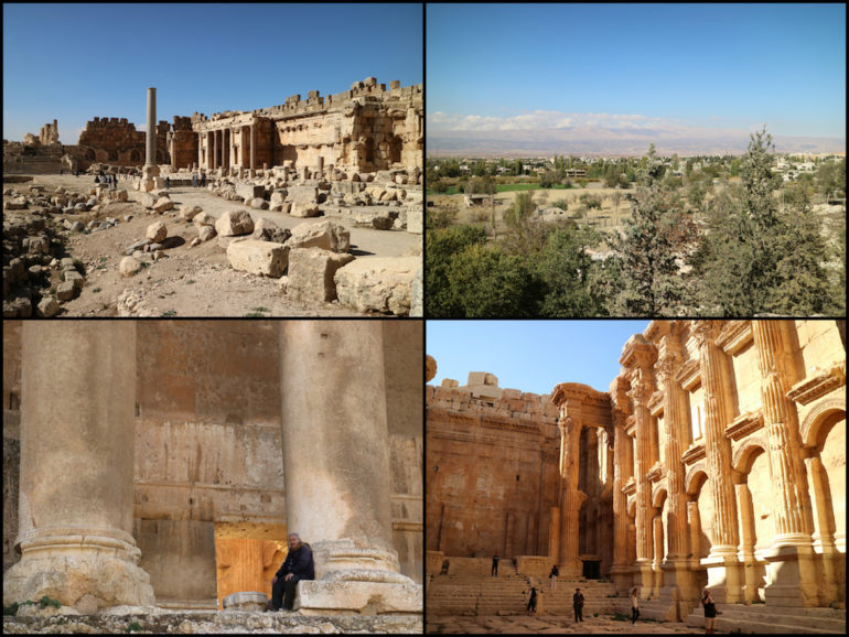 Libanon Sehenswürdigkeiten: Säulen, Ruinen und Ausblick in Baalbek