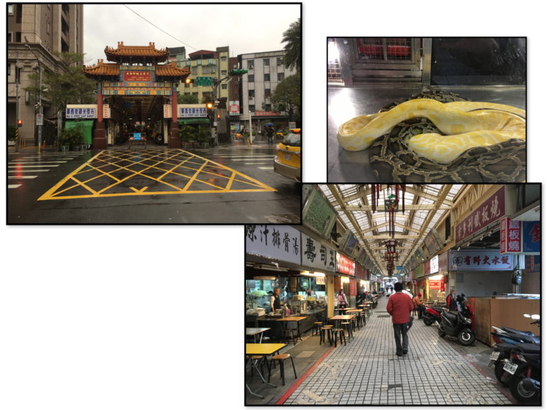 Taipei Sehenswürdigkeiten: Huaxi Street Night Market aka Snake Alley
