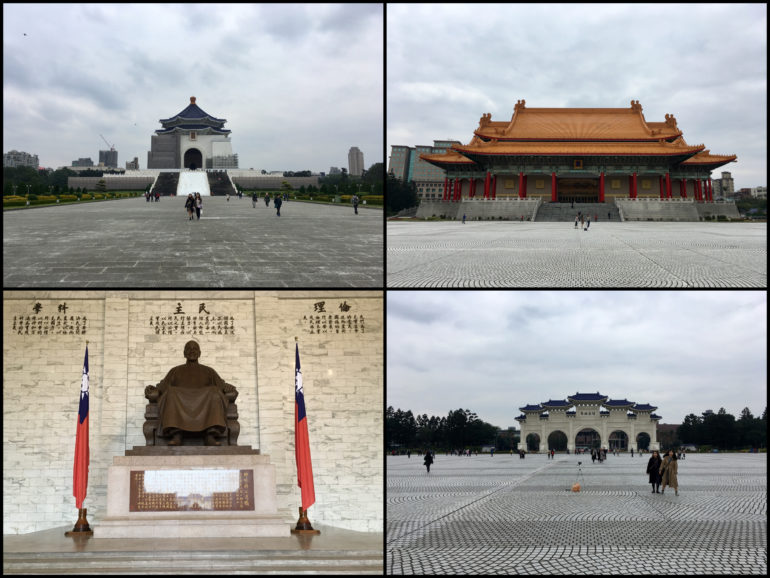 Taipei Sehenswürdigkeiten: Chiang-Kai-Shek-Gedächtnishalle außen und innen
