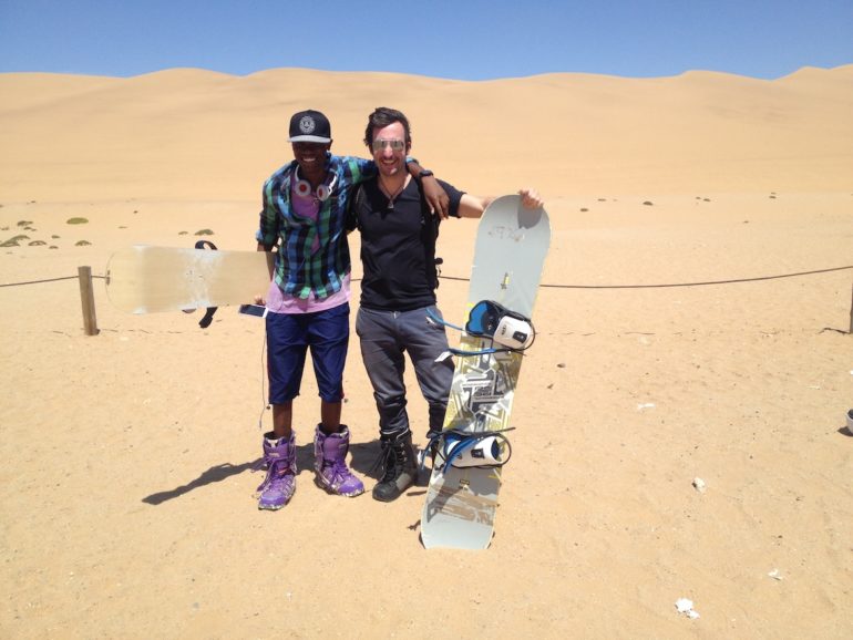 Adventures in Namibia: Sandboarding in the Namib desert