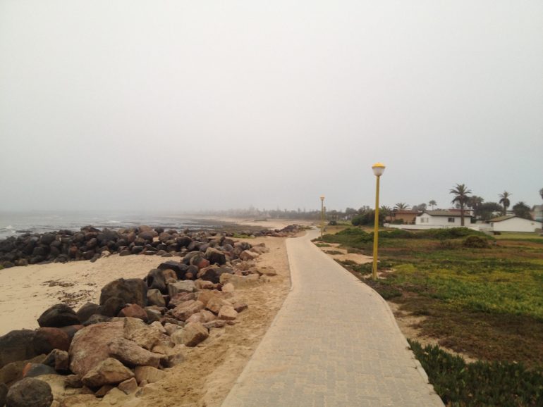 Adventures in Namibia: Beach in Swakopmund, Namibia