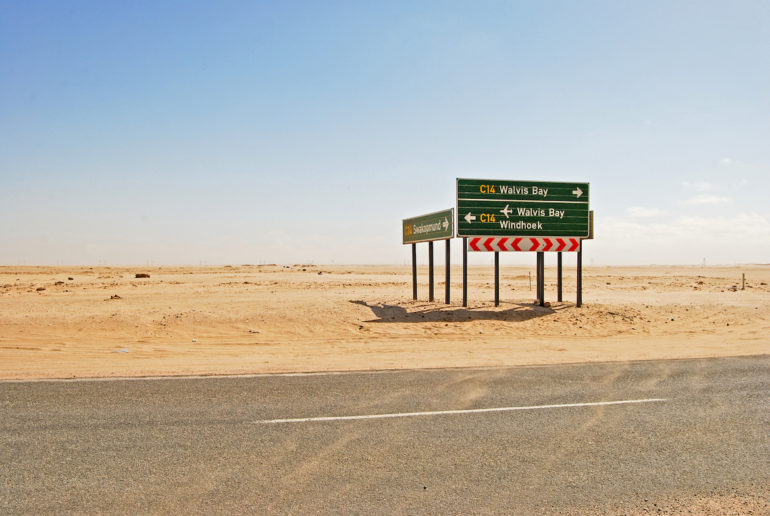 Adventures in Namibia - road to Swakopmund