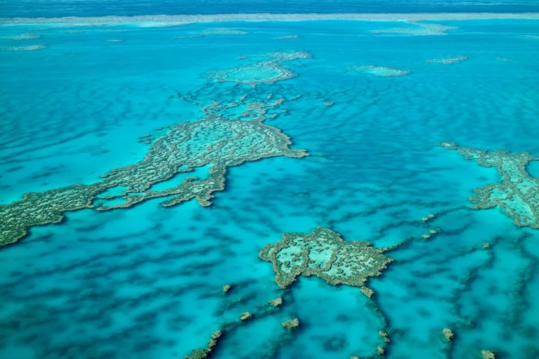 Great Barrier Reef: Luftaufnahme des Great Barrier Reef