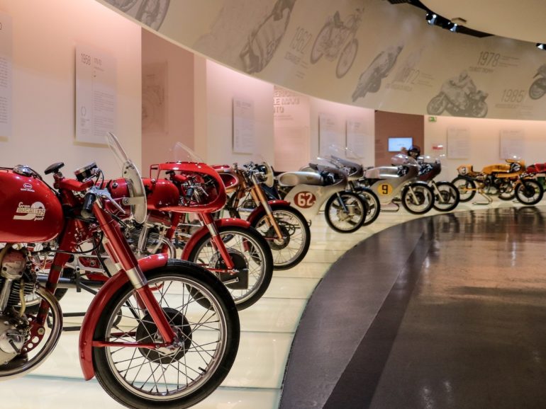 Motorräder im Ducati Museum