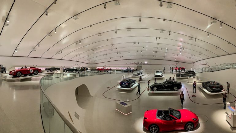 Blick ins Ferrari Museum Modena