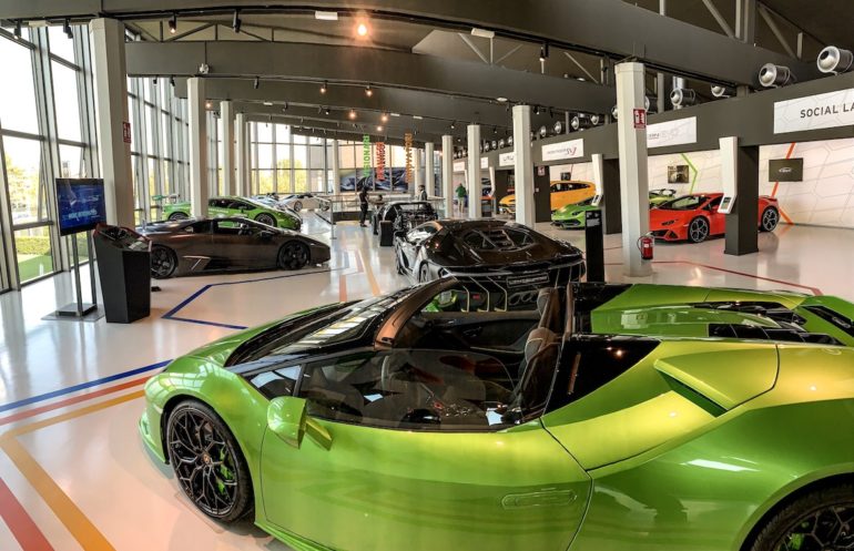Lamborghinis im Lamborghini Museum