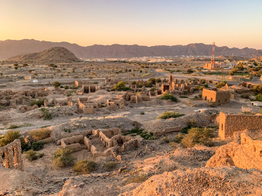 Ruinen in Tanuf Oman