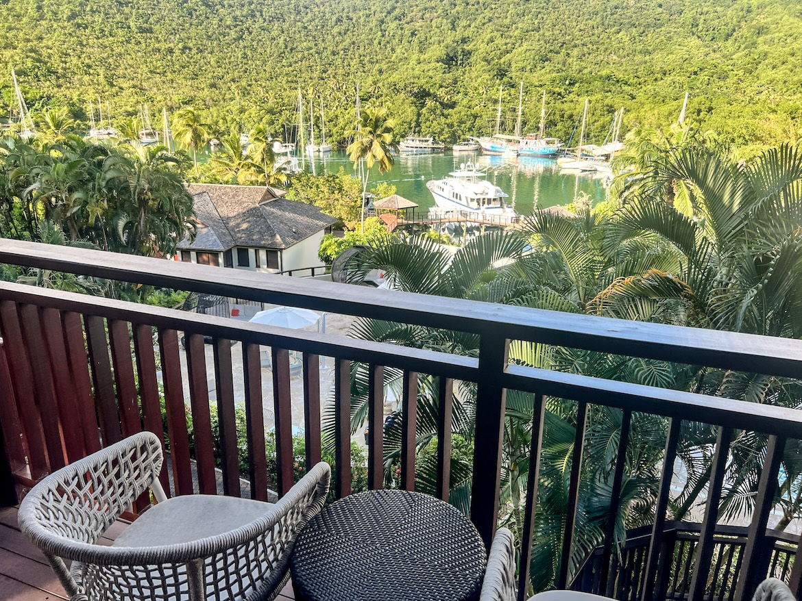 Balkon Bucht Regenwald Saint Lucia Karibik