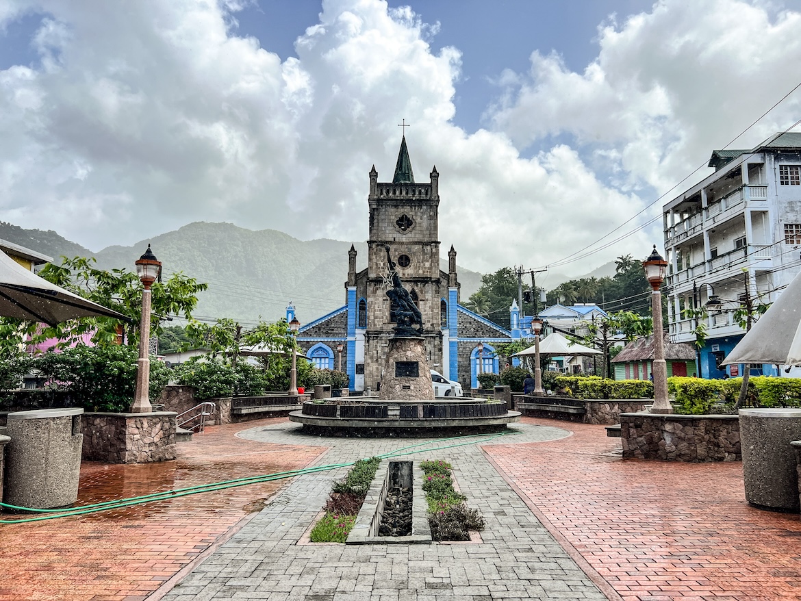 Kirche Berge Saint Lucia Karibik